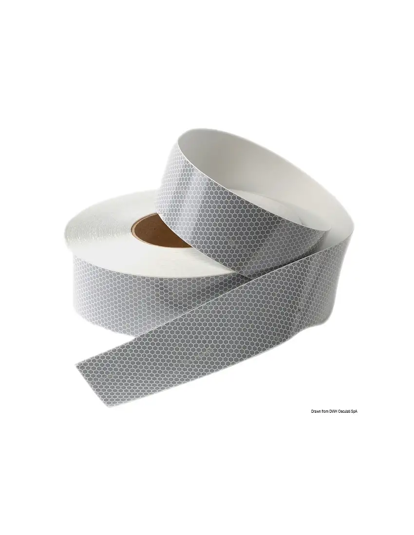 Confezione 2 m di nastro riflettente omologato