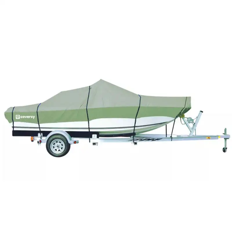 Custodia impermeabile in poliestere 600D per barca a motore - Grigio - COVERSY