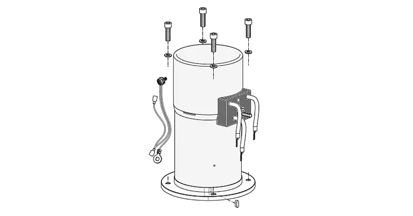 MOTORE DI RICAMBIO 2200W 12V BTQ 125+T