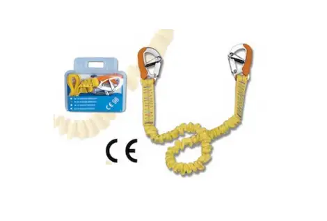 Cinghia Elastica Ombelicale Due Moschettoni Omologata CE