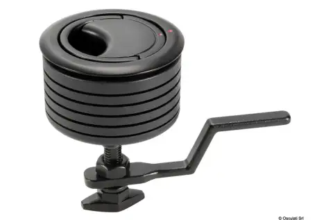 Alzapagliolo Eclipse LIFT & TURN Medium Versione Inox Nera senza Serratura