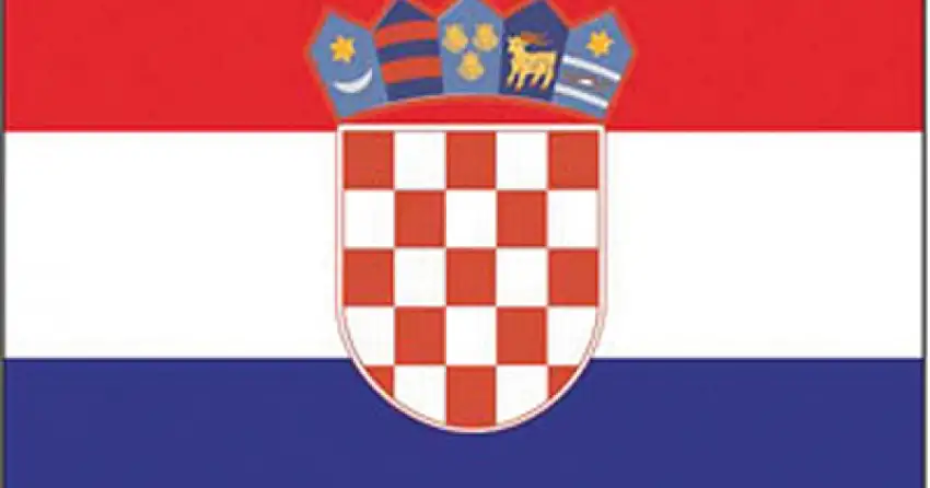 BANDIERA CROAZIA CM.30X45