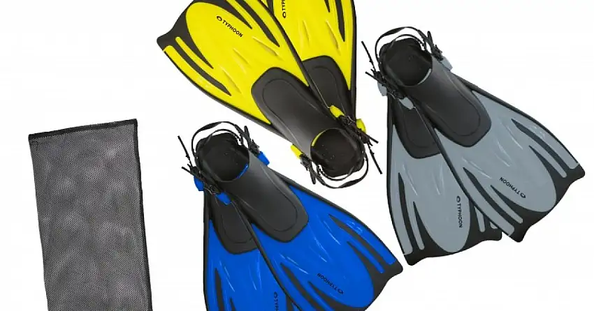 PINNE A STRAPPO - BLU BAMBINO TG. DA 33 A 37