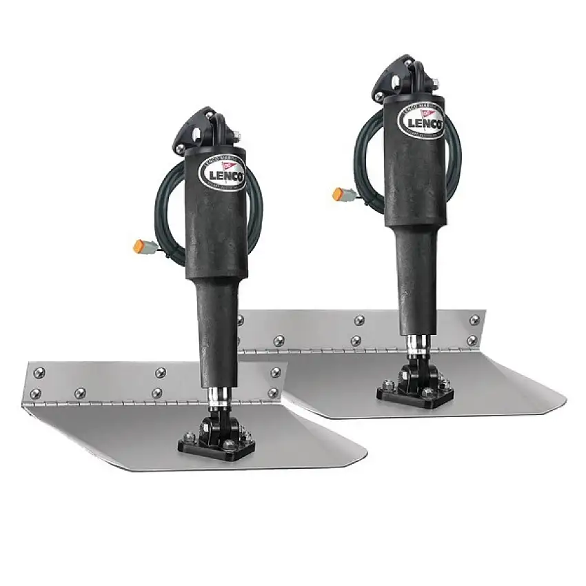 Flaps Lenco trim tabs con piastre per barche da 8 a 11mt. (51.250.07)