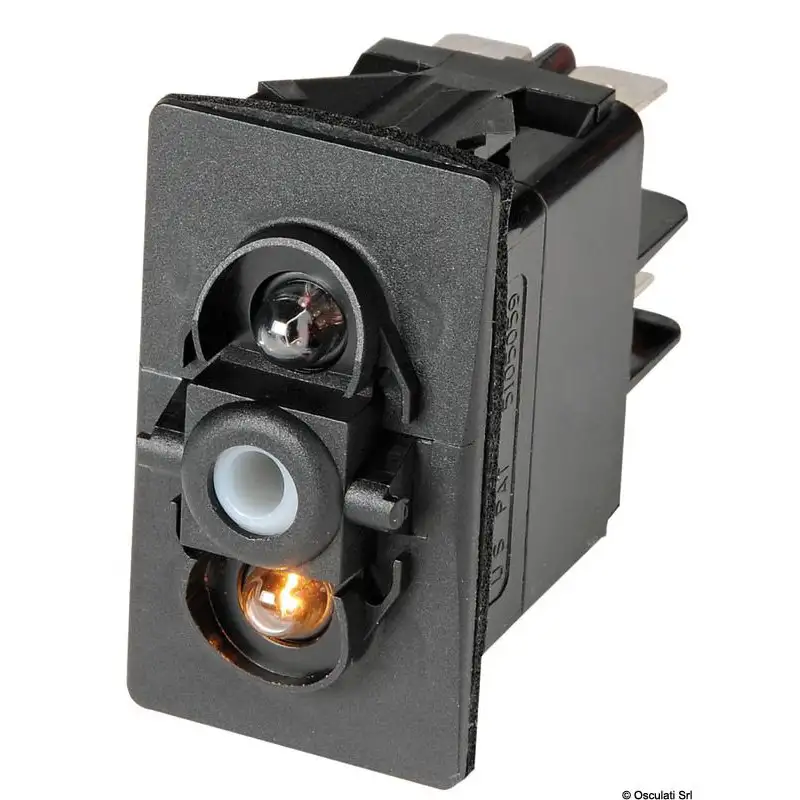 Interruttore ON-OFF-ON con LED