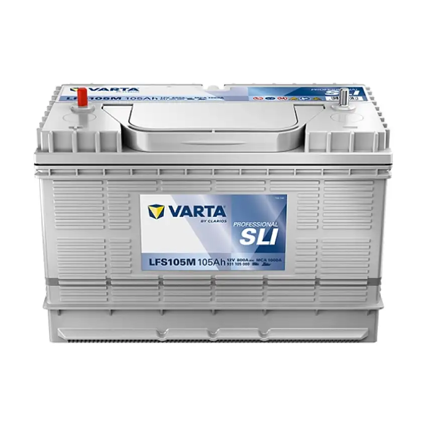 BATTERIA VARTA PROFESSIONAL SLI 105H CON POLI FILETTATI M10