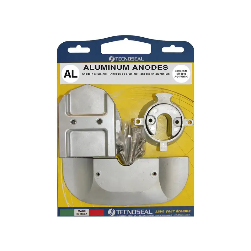 KIT ANODI MERCURY ALPHA ONE IN ALLUMINIO 888756K01-Q03