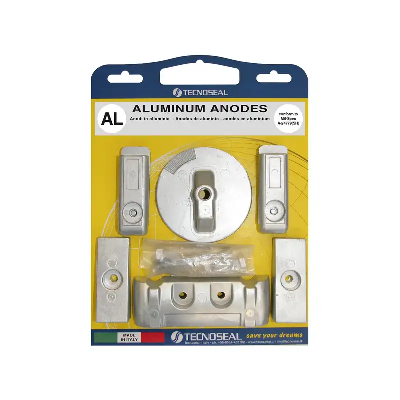 KIT ANODI MERCURY VERADO 6 IN ALLUMINIO