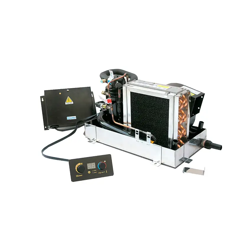 IMPIANTO CONDIZIONAMENTO COMPAT 3,5 RC DA 3500 BTU/H 12 VOLT DIM.MM.331X204X224H PER MQ.8