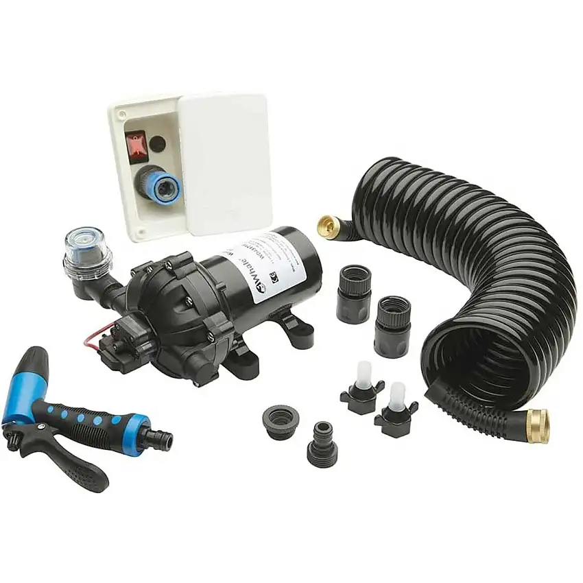 Kit completo per la pulizia ad alta pressione - 12V - 17 L/min