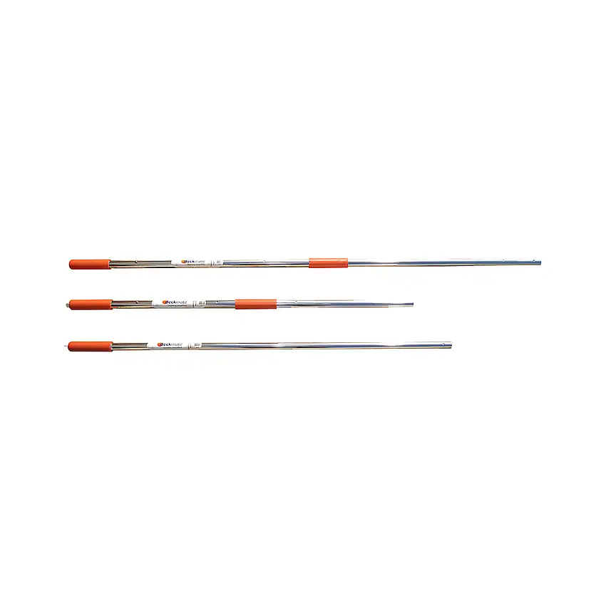 MANICO IN ALLUMINIO ANODIZZATO TIPO TELESCOPICO DA CM.91 A CM.182 PER SPAZZOLE,MOCIO ECC.