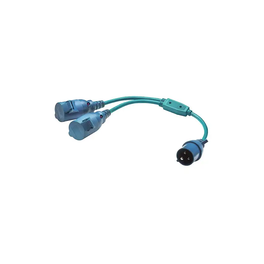 Mastervolt Cavo a Y/splitter per spina CEE con indicatore di potenza