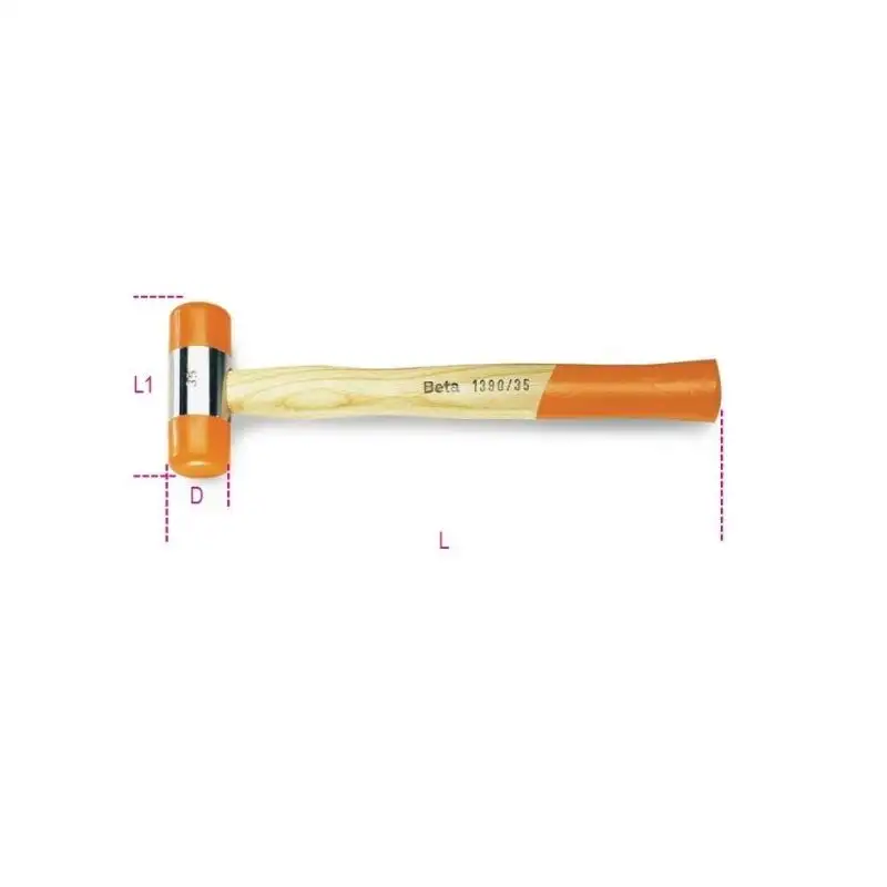 MAZZUOLA BATTENTE IN PLAST. 1390 DA 45