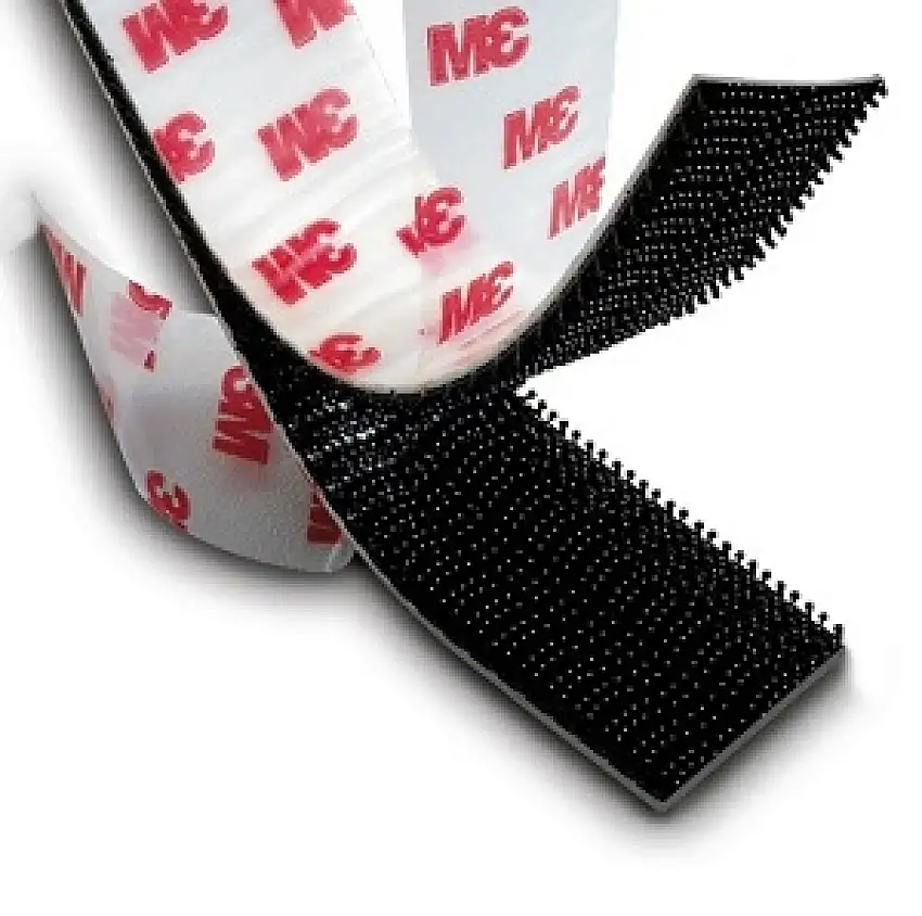 Nastro velcro dual look nero SJ3551 400 peduncoli
