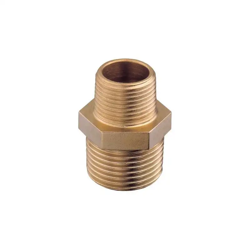 NIPLES DOPPIO RID. FIL. OTTONE 1" 1-4 x 1"