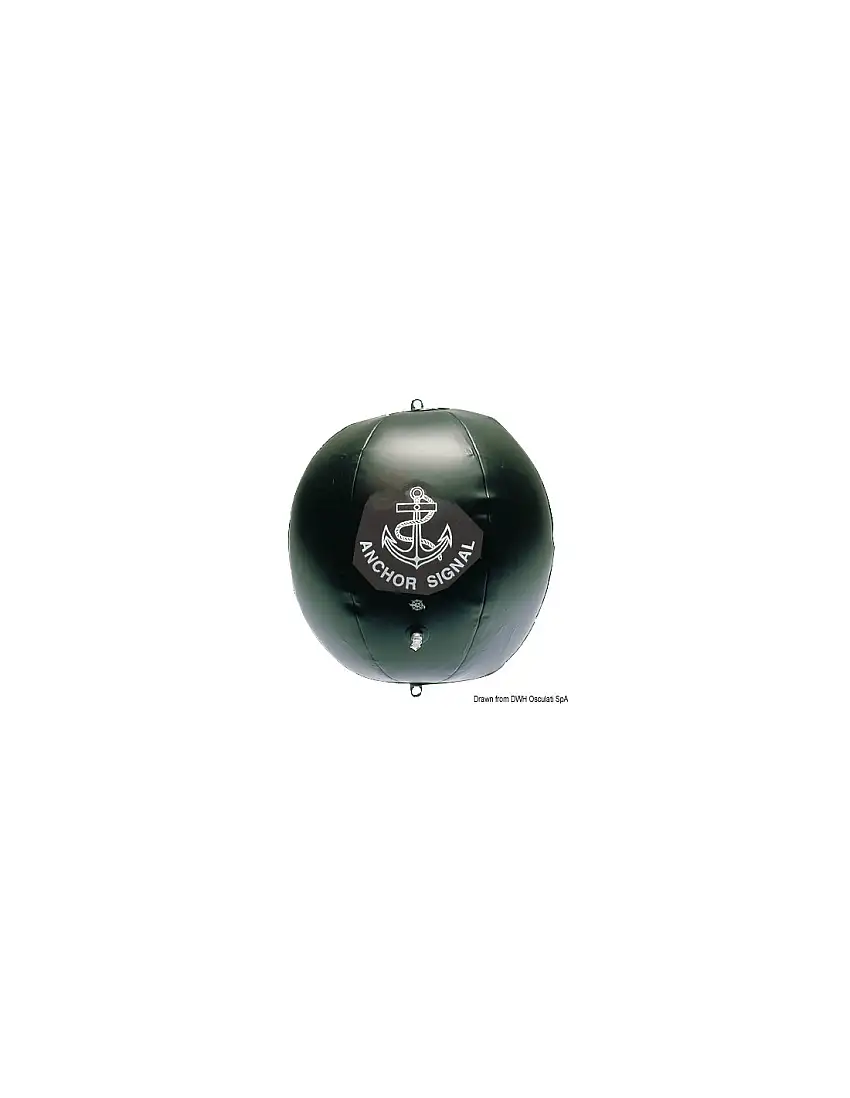 Pallone Nero Gonfiabile da Fonda