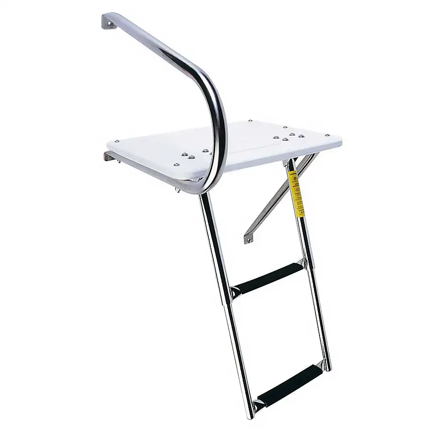 Piattaforma con scala telescopica - motore fuoribordo-a bordo