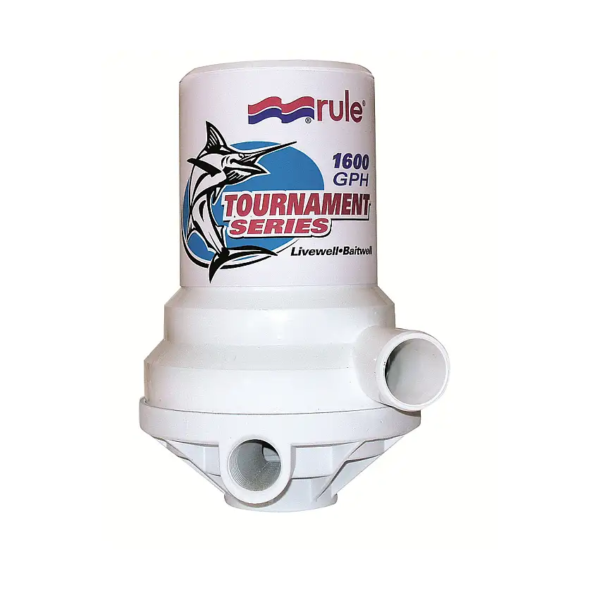 POMPA CENTRIFUGA SENTINA RULE DUAL PORT 12VOLT PORTATA 6054 LT/H IDEALE PER VASCHE CONSERVAZIONE PESCI