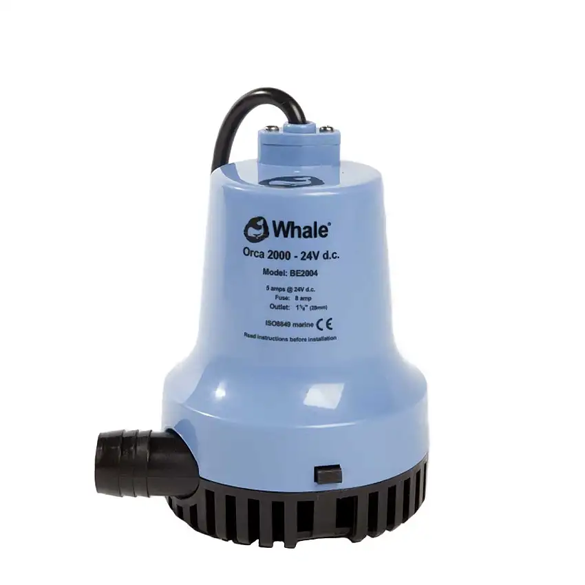 Pompa di sentina elettrica Orca - 24V - 126 L/min