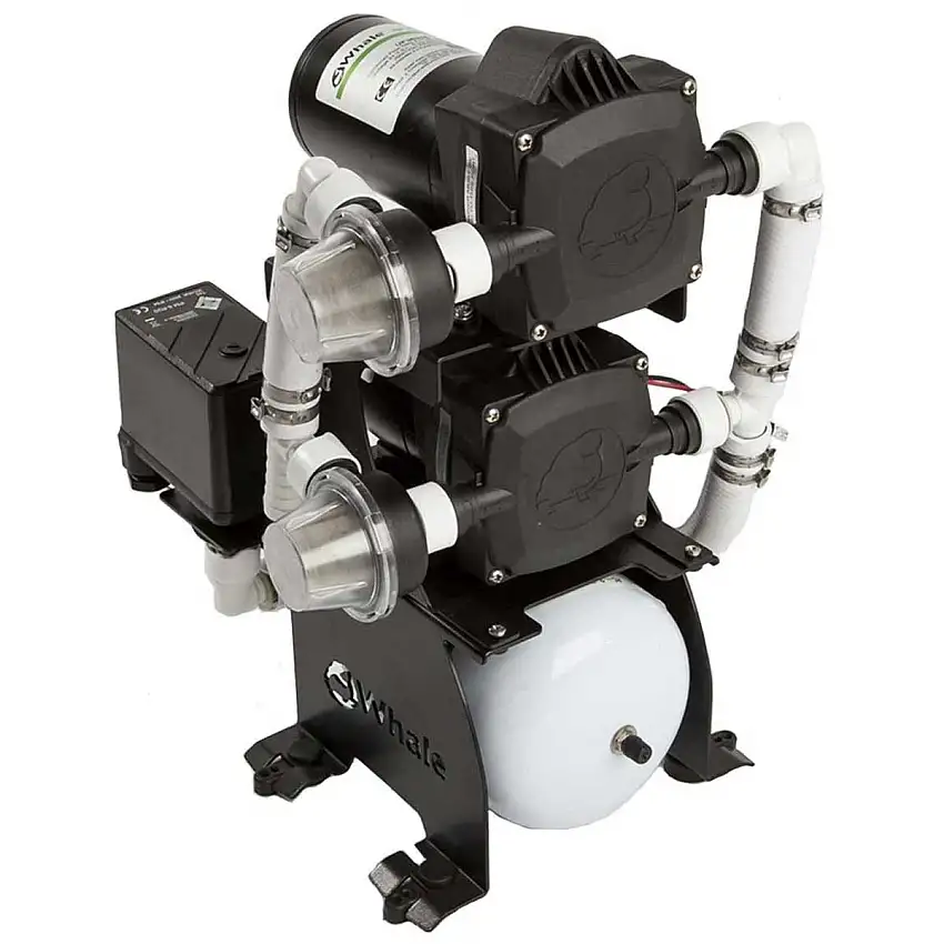 Pompa doppia per acqua dolce - 12V - 32 L/min