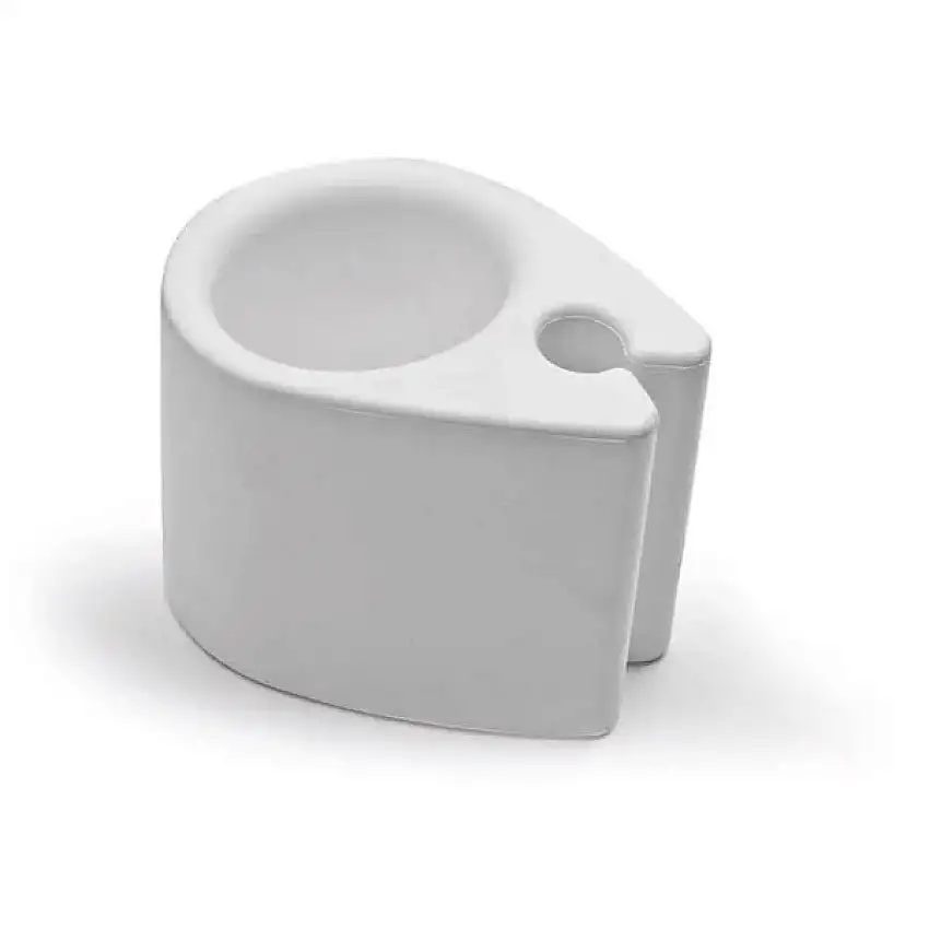 Portabicchiere gommato per tubi da mm.22/25