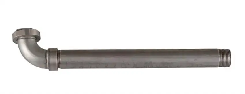 Raccordo allungato con curva per scarico totale 1500 lt