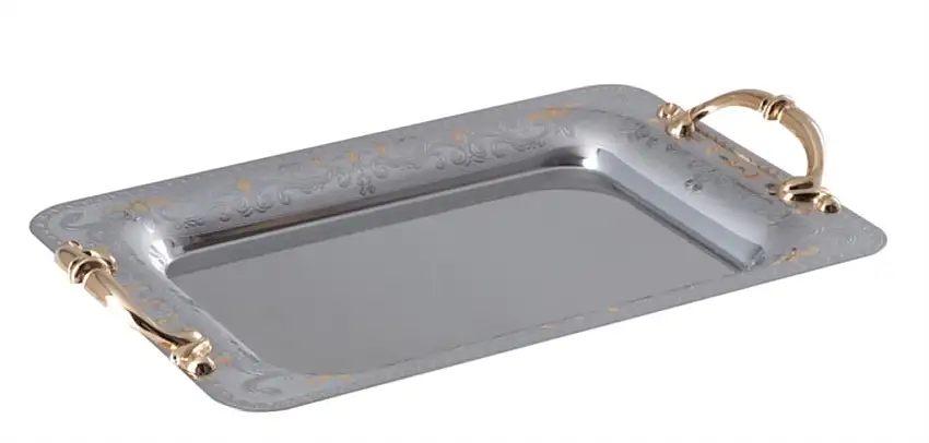 Vassoio inox 38 Gold
