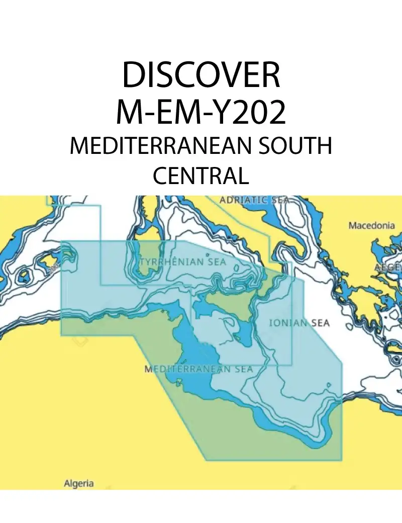 C-Map Discover M-EM-Y202-MS Medit. South Centrale