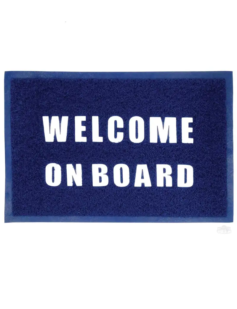 Tappetino Welcome PVC 600x400mm Blu