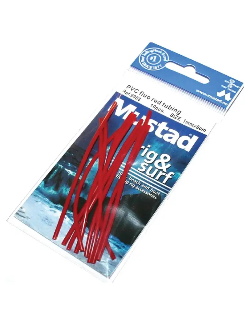 Mustad PVC Fluo Red Tubing
