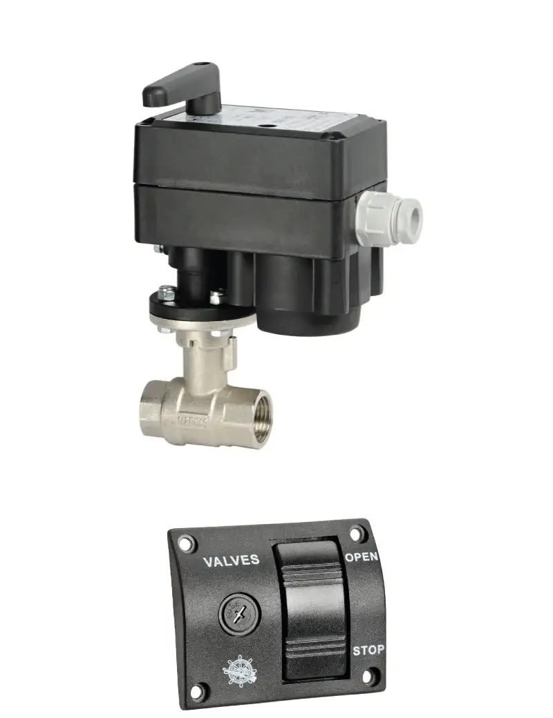 Valvola Sfera Elettrica PN40 3/4″ con Pannello