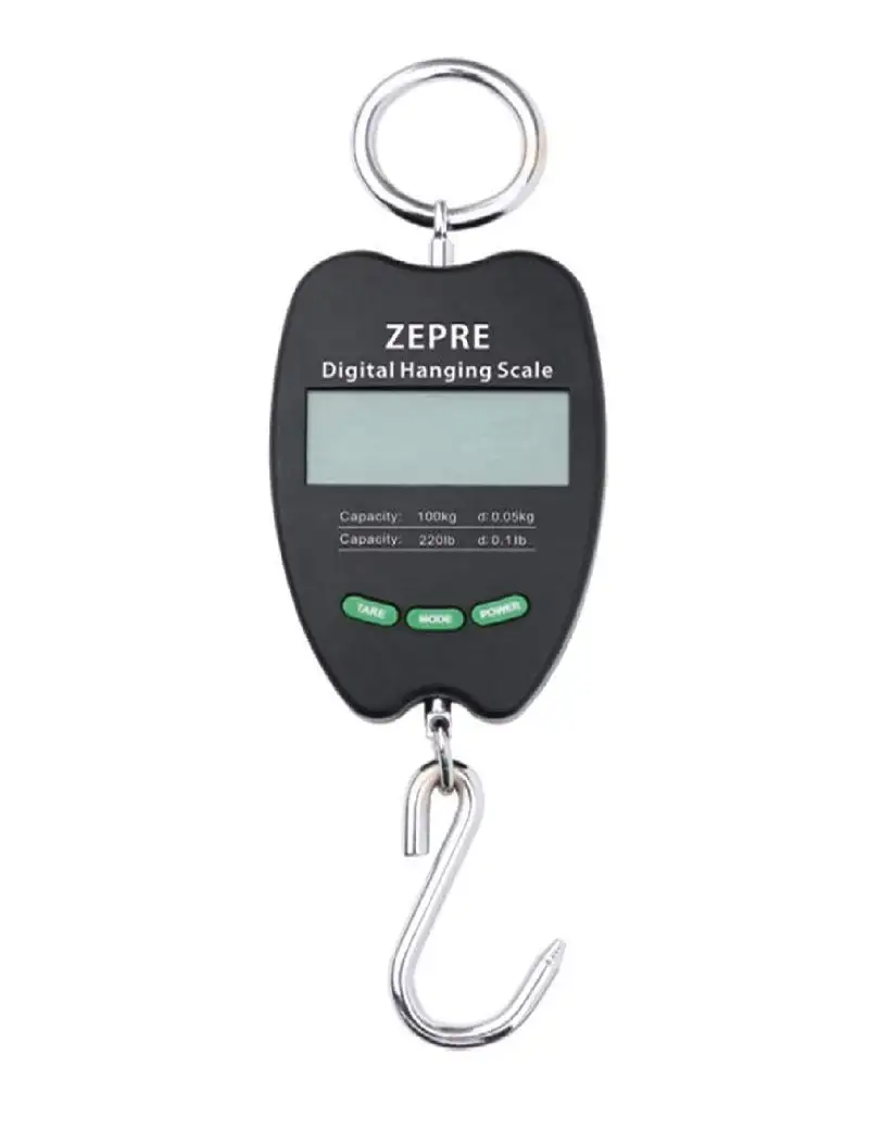 Zepre Bilancia Digitale Pesa Pesci Scala 200Kg
