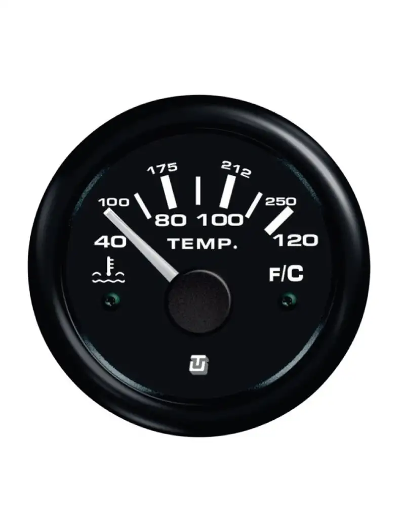 UFLEX Indicatore Temperatura Acqua Nero