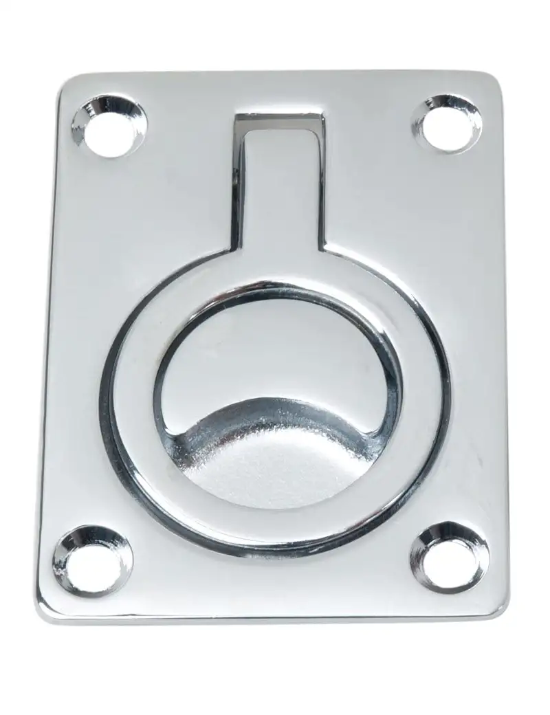 Alzapagliolo Anello Acciaio Inox 63x44mm