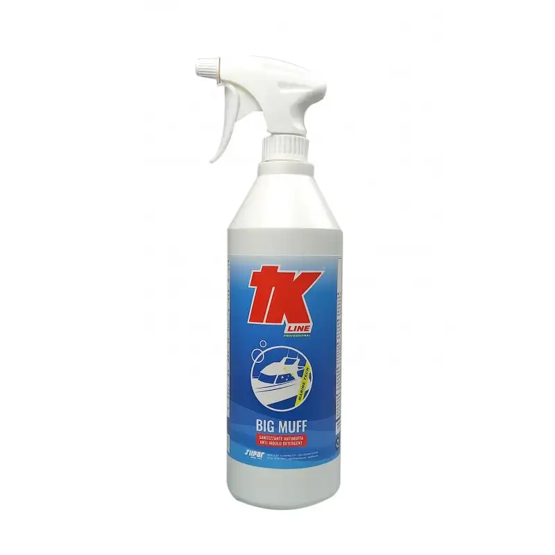 SANITIZZANTE ANTIMUFFA PER SENTINE, DOCCE, TAZZE WC, LAVABI ECC. DA ML.900