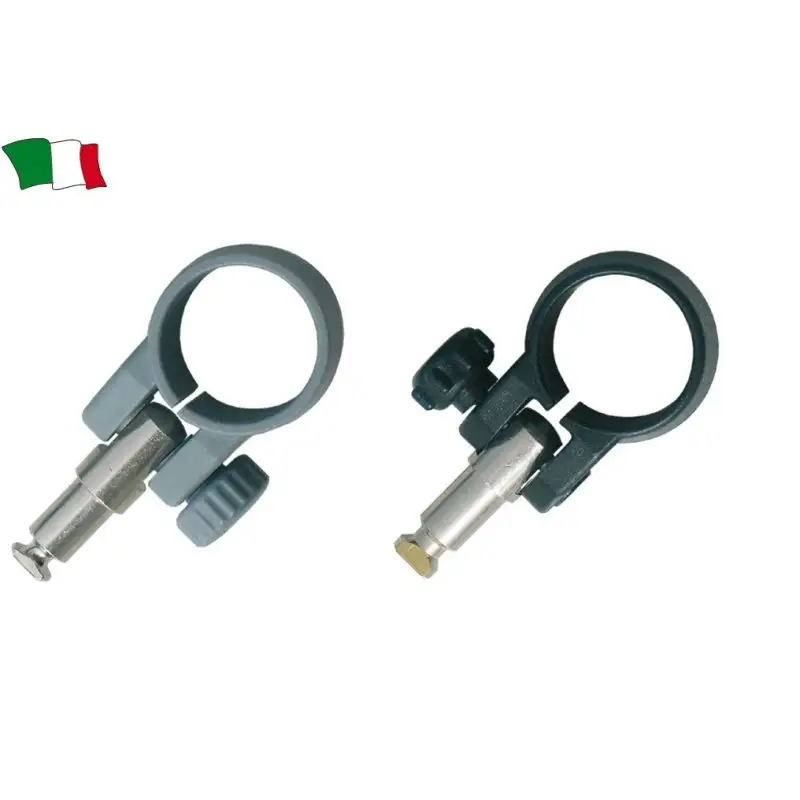 SCALMO REGOLABILE GRIGIO C/GAMBO OTTONE D.REMO 35mm