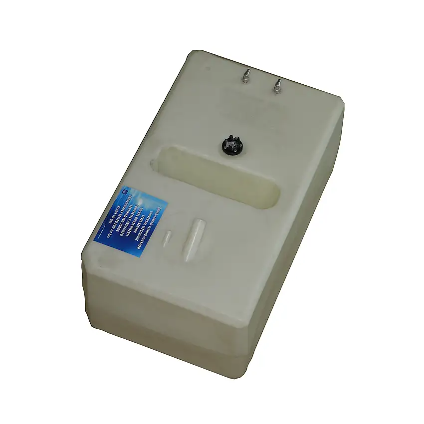 SERBATOIO CARBURANTE IN POLIETILENE RETICOLATO LT.207 FORMA A CARENA IMBARCO MM.40