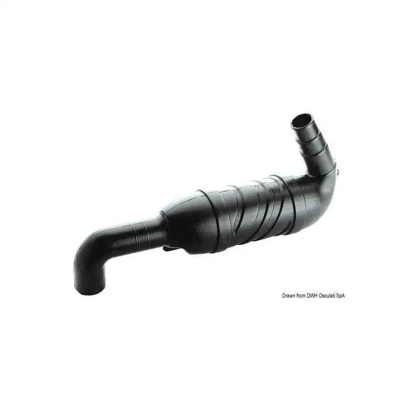 Sifone con ingresso girato a 120°