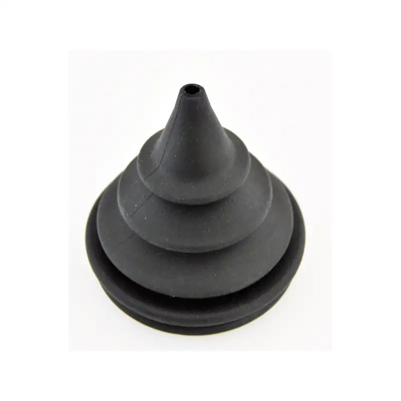 Soffietto incastro - altezza 100mm - foro diametro basso 69mm - foro diametro alto 11mm - nero
