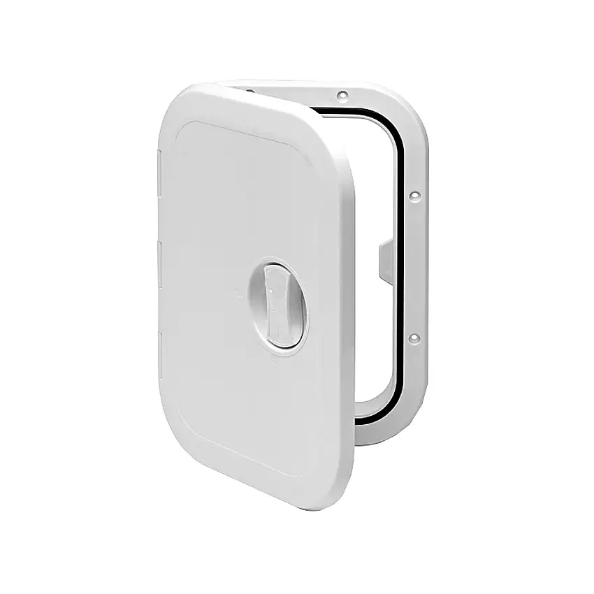 SPORTELLO PLASTICA BIANCA CON SPORTELLO RIMOVIBILE MM.373X270