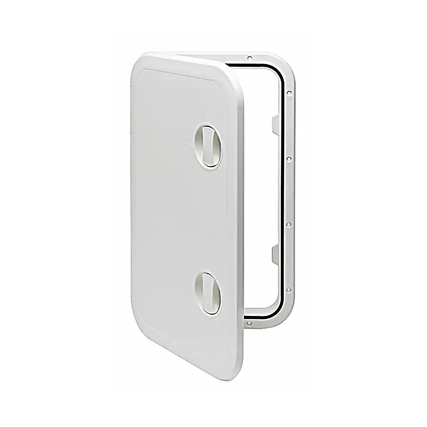 SPORTELLO PLASTICA BIANCA CON SPORTELLO RIMOVIBILE MM.357X606