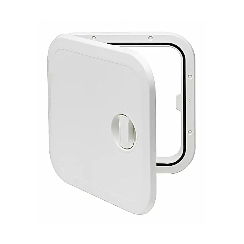 SPORTELLO PLASTICA BIANCA CON SPORTELLO RIMOVIBILE MM.374X374