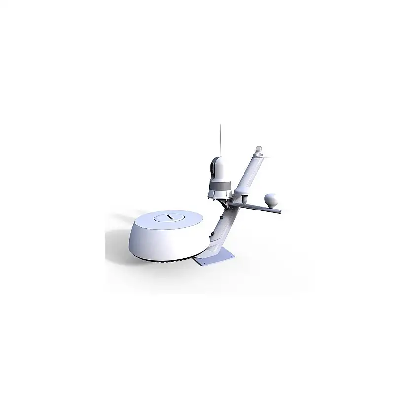Supporto radome Raymarine/Garmin/Navico + slot per telecamera/luce/antenna