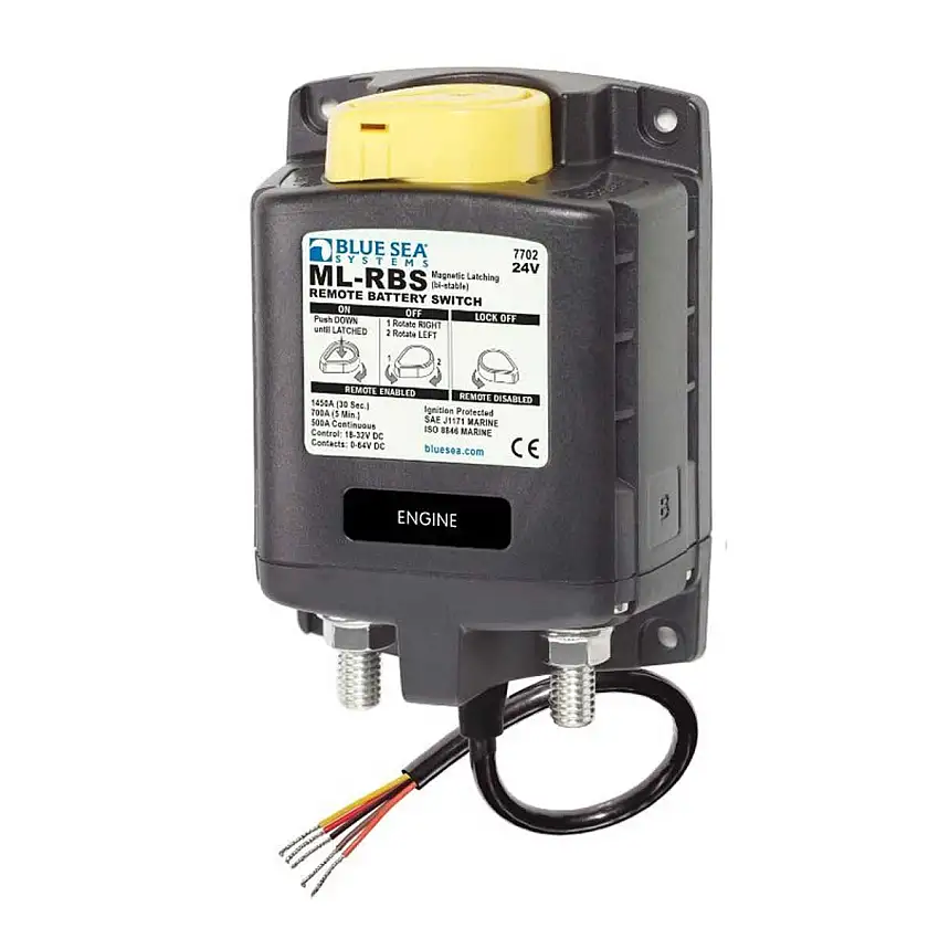 Taglio-batteria relè bistabile 24V 500A