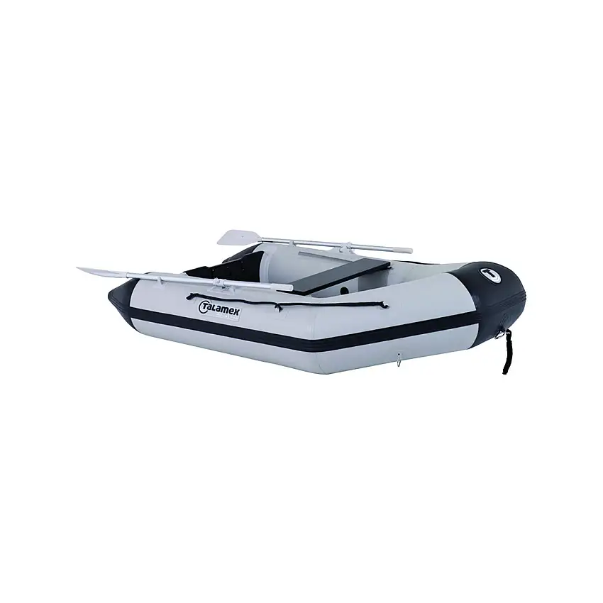 Talamex Aqualine QLX250 gommone con fondo in alluminio, lunghezza 2,50 m, grigio