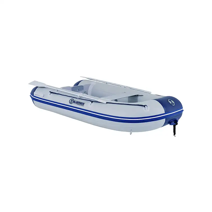 Talamex Comfortline gommone TLX250 con fondo in alluminio, lunghezza 2,50 m, grigio