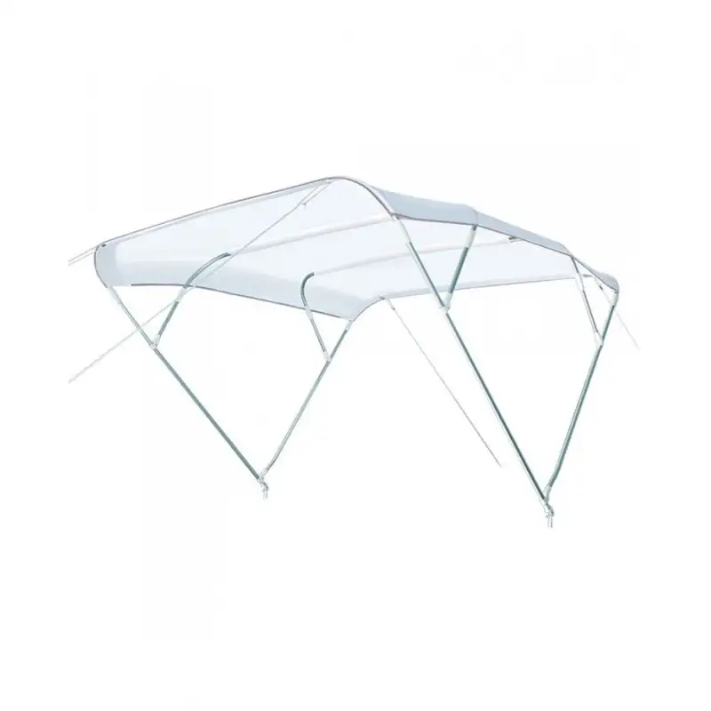 Tendalino in alluminio 4 archi Bianco - Larghezza 195/220 cm - Altezza 140 cm - ORANGEMARINE