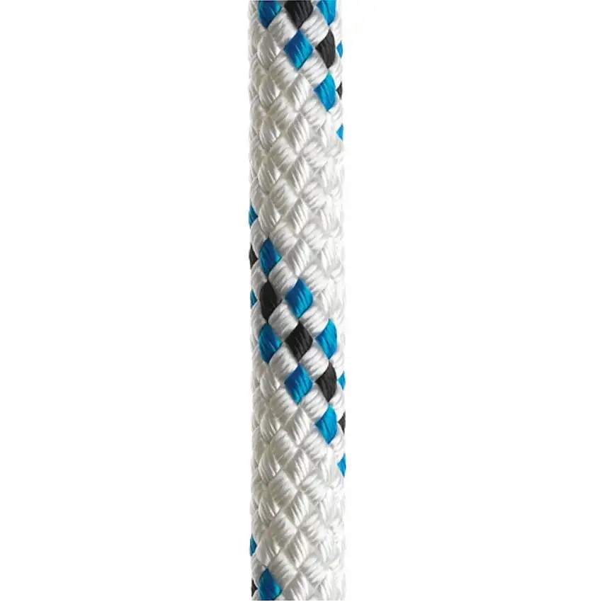 Treccia marlowbraid bianca segnalino blu