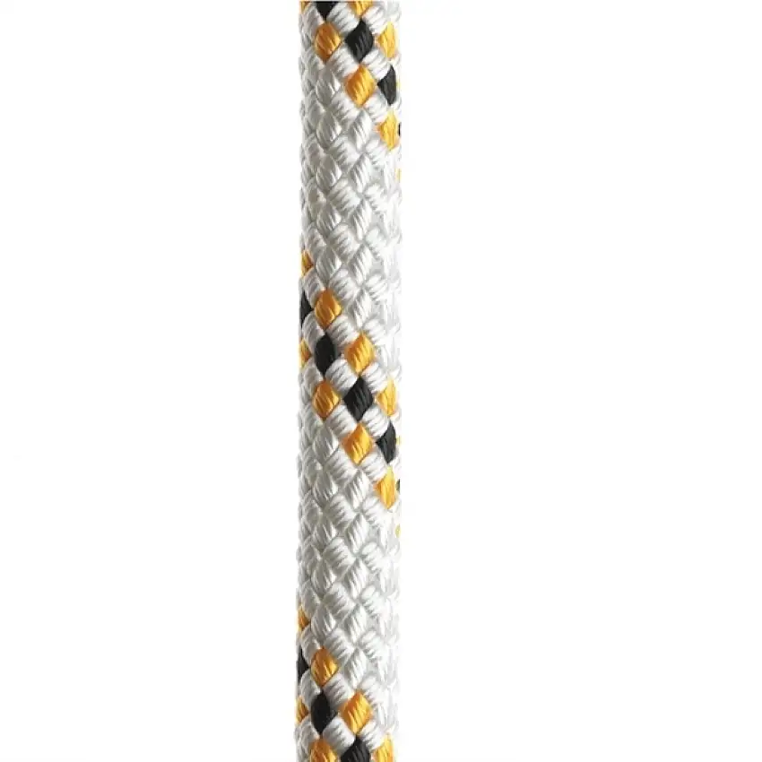 Treccia Marlowbraid bianca segnalino oro