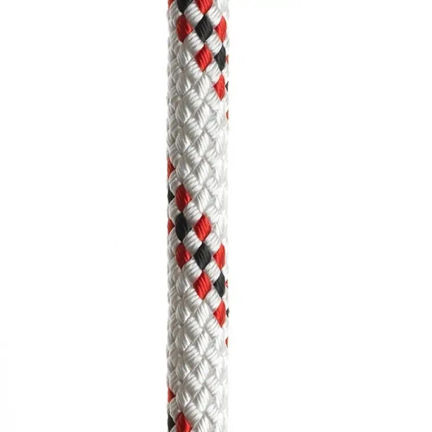 Treccia Marowbraid bianca segnalino rosso